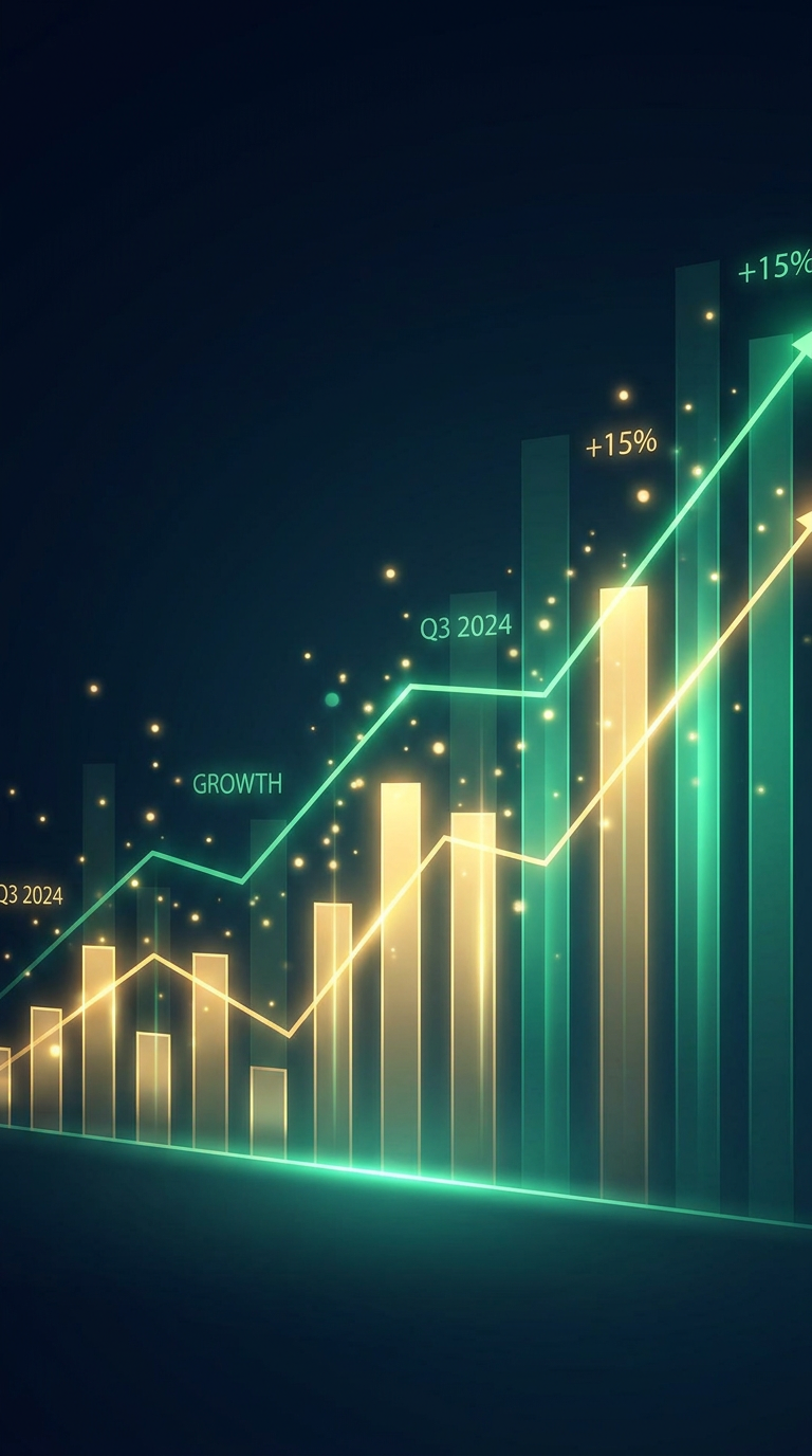 Financial chart visualization