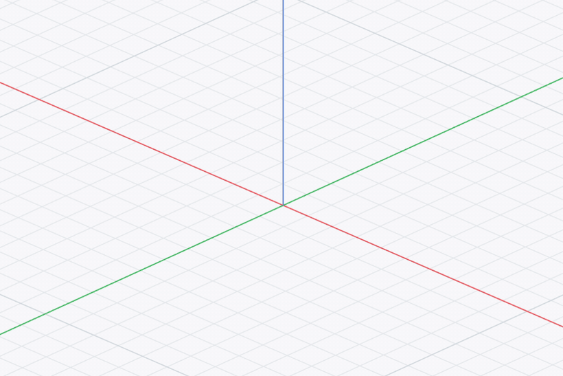 Animation of Ferrender v0.0.1: one screw appears, is patterned into four, and a plate is extruded beneath them